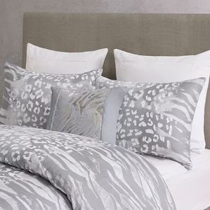 NATORI Dohwa Embroidered Square Decorative Pillow The Natori Dohwa embroidered c